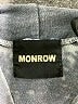 Monrow Silver Zip Up Hoodie Size XS - photo 7