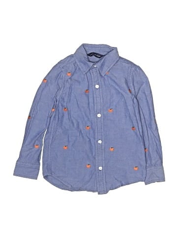 Janie and Jack Long Sleeve Button-Down Shirt (view 1)