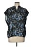 Elie Tahari 100% Polyester Floral Black Sleeveless Blouse Size L - photo 1
