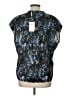 Elie Tahari 100% Polyester Floral Black Sleeveless Blouse Size L - photo 2