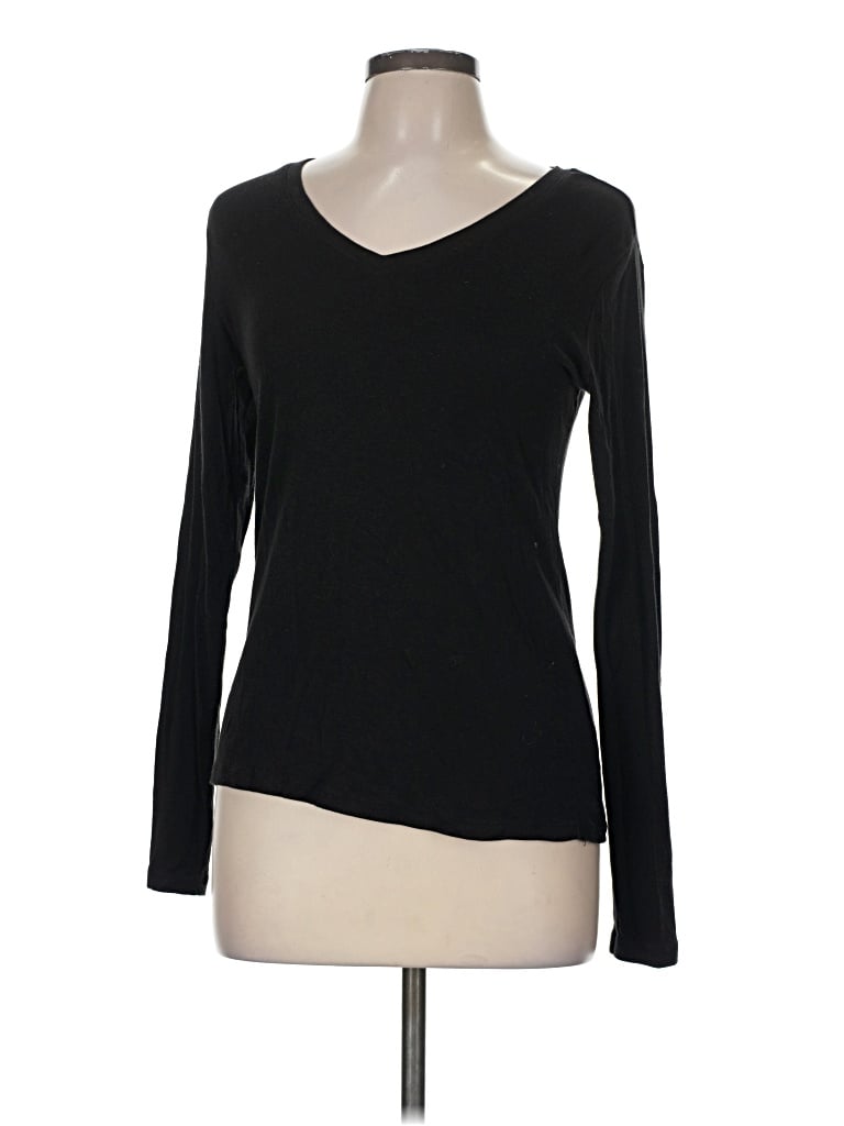 Pre-owned Member's Mark Long Sleeve T-shirt In Black