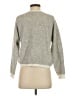 Club Monaco Chevron-herringbone Silver Pullover Sweater Size XS - photo 2