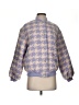 Miss Selfridge Houndstooth Blue Jacket Size 4 - photo 1