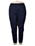 D&Co. Solid Blue Track Pants Size 3X - photo 1