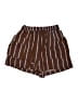 Free People Stripes Brown Shorts Size S - photo 1