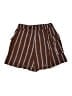 Free People Stripes Brown Shorts Size S - photo 2