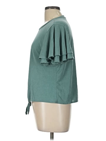 Green Envelope 3/4 Sleeve T-Shirt (view 1)