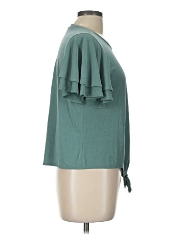 Green Envelope 3/4 Sleeve T-Shirt (view 2)