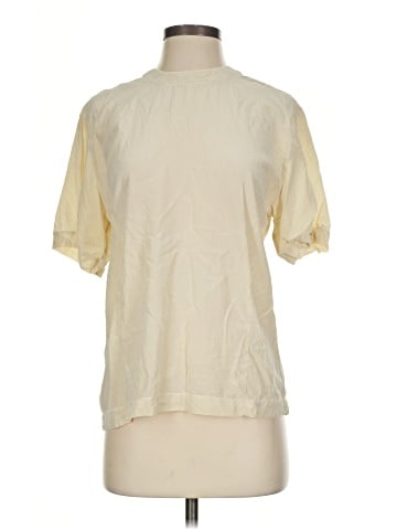 Casual Corner Short Sleeve Silk Top (view 1)