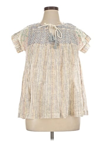 RACHEL Rachel Roy Short Sleeve Blouse (view 1)