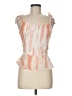 Japna 100% Polyester Orange Sleeveless Top Size M - photo 1