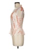 Japna 100% Polyester Orange Sleeveless Top Size M - photo 5
