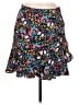 Milly Floral Black Casual Skirt Size 8 - photo 1