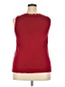 Venezia 100% Cotton Red Tank Top Size 18 - 20 Plus - photo 2