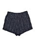 Glam 100% Polyester Tweed Blue Shorts Size S - photo 2