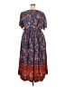 BLOOMCHIC 100% Rayon Paisley Blue Casual Dress Size 22 - photo 2