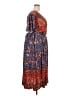 BLOOMCHIC 100% Rayon Paisley Blue Casual Dress Size 22 - photo 4