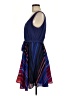 Elle 100% Polyester Color Block Blue Casual Dress Size M - photo 5