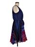 Elle 100% Polyester Color Block Blue Casual Dress Size M - photo 4