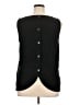 Ann Taylor LOFT Black Sleeveless T-Shirt Size XL - photo 2
