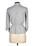 Monteau 100% Polyester Gray 3/4 Sleeve Blouse Size L - photo 2