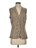 Calvin Klein Tan Sleeveless Blouse Size S - photo 1