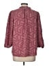 Haute Monde 100% Polyester Burgundy 3/4 Sleeve Blouse Size L - photo 2