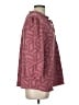 Haute Monde 100% Polyester Burgundy 3/4 Sleeve Blouse Size L - photo 4