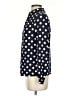 Boden Polka Dots Blue Long Sleeve Blouse Size 4 - photo 5