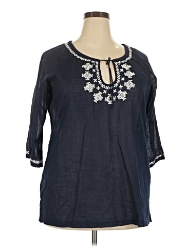 Eddie Bauer 3/4 Sleeve Blouse (view 1)