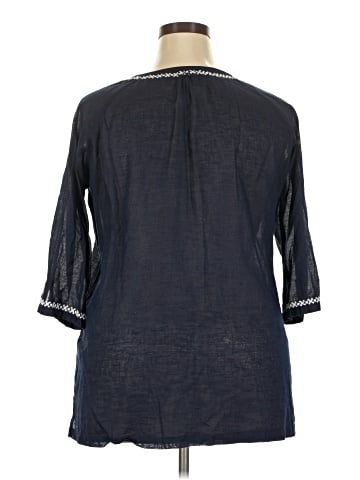 Eddie Bauer 3/4 Sleeve Blouse (view 2)
