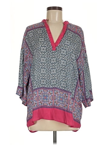 Zara Basic 3/4 Sleeve Blouse (view 1)