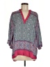 Zara Basic Blue 3/4 Sleeve Blouse Size M - photo 1