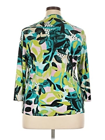 CONTEXT exclusively for Lord & Taylor 3/4 Sleeve T-Shirt (view 2)