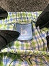 Bella Bliss 100% Cotton Checkered-gingham Yellow Shorts Size 7 - photo 3