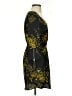 Zara TRF 100% Polyester Print Yellow Cocktail Dress Size S - photo 4