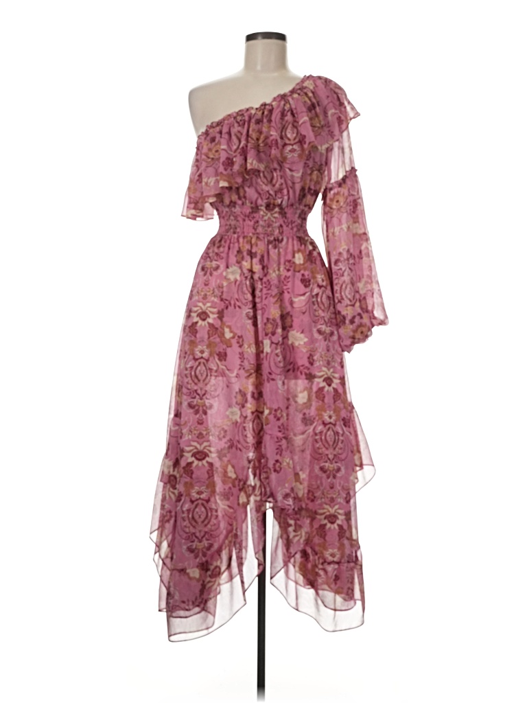 Pre-owned Misa Cocktail Dress In Pink