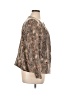 Elementz Animal Print Brown Blazer Size 1X - photo 4