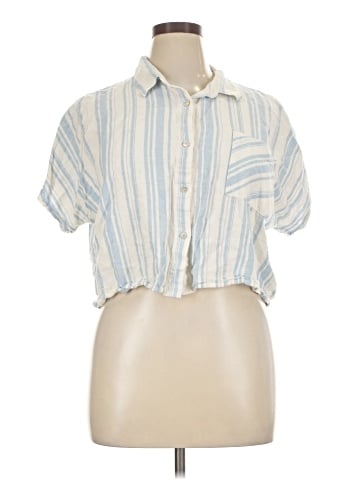 Ci Sono Short Sleeve Button-Down Shirt (view 1)