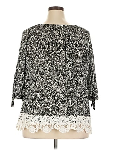 Rafaella 3/4 Sleeve Blouse (view 2)
