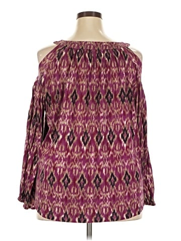 Lauren by Ralph Lauren 3/4 Sleeve Blouse (view 2)
