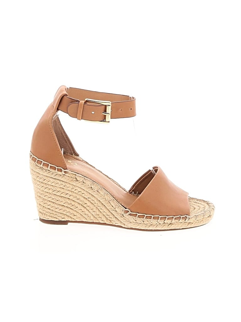 Pre-owned Vince Camuto Wedges In Tan
