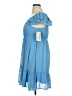Rewind 100% Polyester Blue Casual Dress Size XL - photo 5