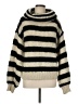 Design History Stripes Tan Turtleneck Sweater Size M - photo 1