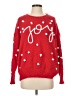 AndTheWhy 100% Polyester Polka Dots Red Pullover Sweater Size Sm - Med - photo 1