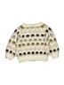 Rylee + Cru Hearts Ivory Pullover Sweater Size 12-18 mo - photo 2