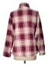 32 Degrees 100% Polyester Plaid Burgundy Faux Fur Jacket Size L - photo 2