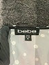 Bebe 100% Polyester Polka Dots Black Casual Dress Size S - photo 7