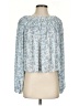Very J Blue 3/4 Sleeve Blouse Size S - photo 1