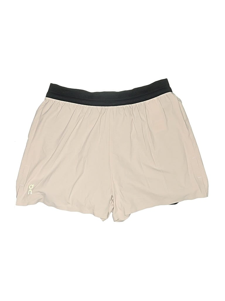 Pre-owned On Cloud Athletic Shorts In Tan